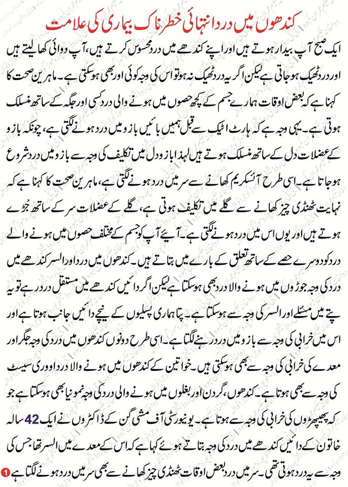 Kandhon ke Dard ka Ilaj Treatment for Shoulder Pain in Urdu